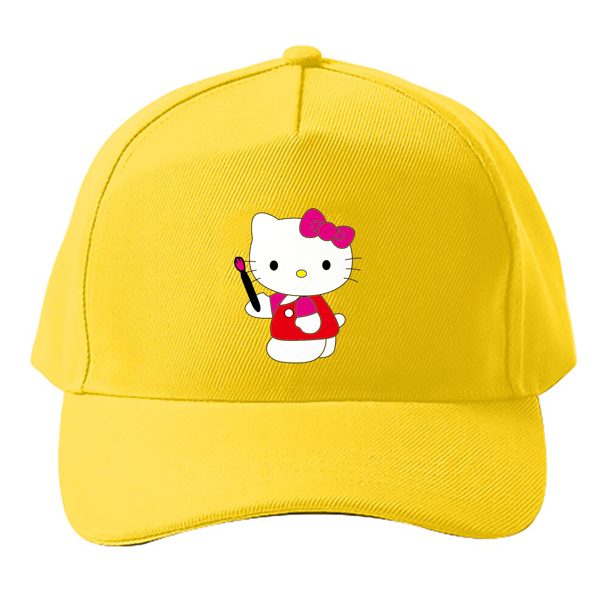 （画像用） Hello Kitty ハローキティ ベースボールキャップ 綿100％ 男女兼用 帽子 スポーツ